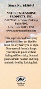 Flexible Finish Hair Spray:  4